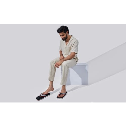 Image of Neeman's Cushion Comfort Flip Flops for Men | Cushioned & comfortable Slippers for Men | everyday comfort
