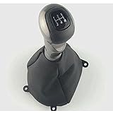 【Material Premium】: esta perilla de cambio de automóvil está hecha de cuero ABS y PU de alta calidad, duradero y no se desvanece fácilmente. Agregue un toque de lujo y una apariencia personalizada a su automóvil.