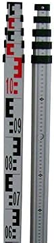 Johnson Level & Tool 40-6327 Metric Aluminum Grade Rod, 5m, 1 Grade Rod