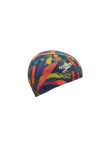 Speedo スイムキャップ Spray Paint Mesh Cap スプレーペイントメッシュキャップ ユニセックス SE12401 マルチ M