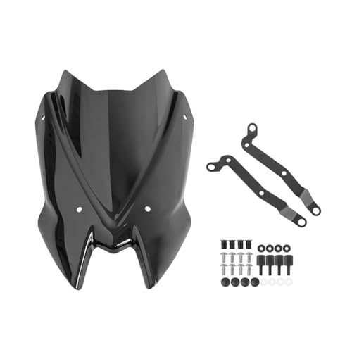Pare-brise Z900 2020-2023 : déflecteur d'air avant noir pour moto Kawasaki