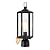 17 Inch Outdoor Lamp Post Light Dusk to Dawn Outside Lamp Posts Outdoor Lighting Exterior Gate Post Lights Photocell Pillar Lantern