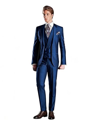 Veste de costume pour hommes avec col à revers cranté élégant