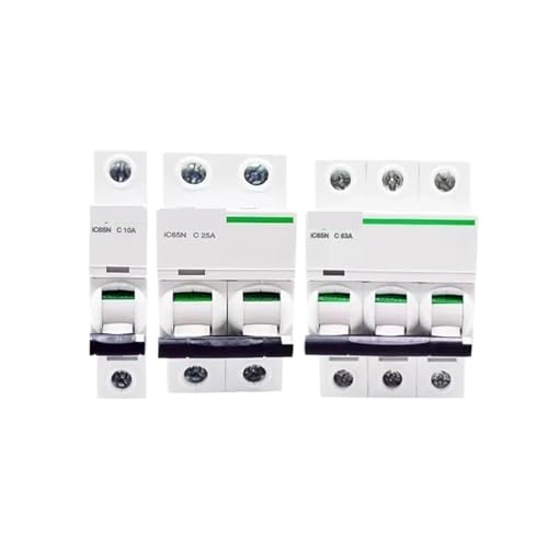 Disjoncteur IC65N 4P 25A protection AC DC contre surcharges et courts-circuits