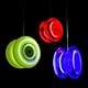 YoYo Factory Spinstar LED JoJo Leuchtend - Mit Leerlauf & Kugellager - Leuchtendes Yoyo für Kinder & Anfänger – Fidget Toy für JoJo Tricks & Spielspaß - Blau