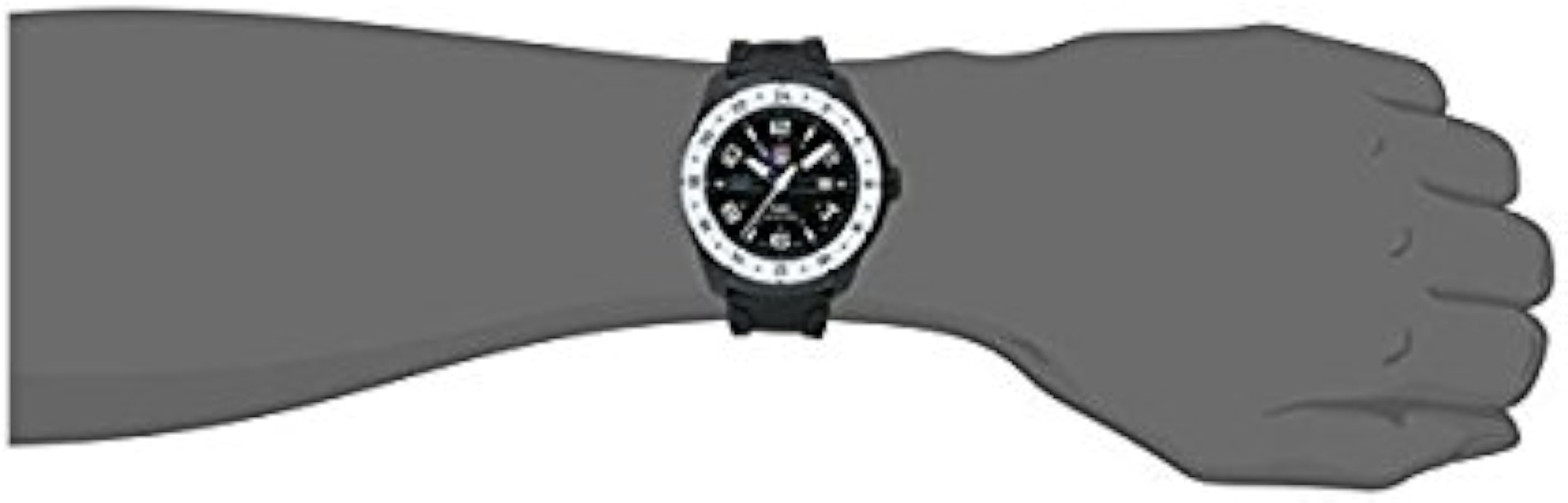 Amazon.co.jp: [ルミノックス]Luminox 腕時計 5027 Space GMT Black