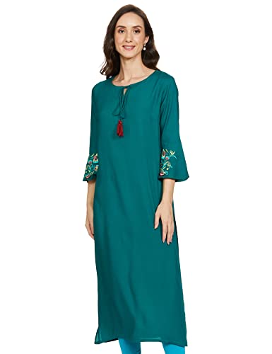 Image of Amazon Brand - Tavasya Women's Rayon Regular Kurti