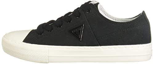 GUESS Women's PRANZE Sneaker, Black, 8