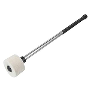 Geschenk voor april Wolvilt drumstick, wolvilt duurzame drumhamer, roestvrij staal 35cm 75g drumhamerstokken, basdrums…