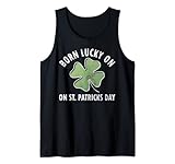 Photo Gallery maglietta con scritta “born lucky on st patricks”, regalo per san patrizio canotta Photo Gallery maglietta con scritta “born lucky on st patricks”, regalo per san patrizio canotta