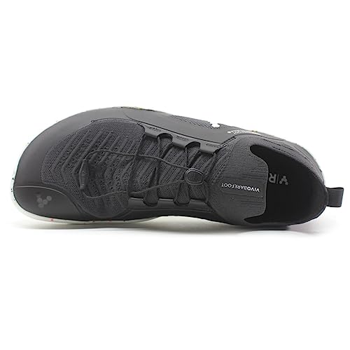 Vivobarefoot Primus Trail Knit Fg, Mens Recycled Breathable Mesh Off-Road Shoe With Barefoot Firm Ground Sole Black #TOP2