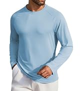COOFANDY Men's Sun Protection UPF 50+ Shirts Long Sleeve Rash Guard Swim T-Shirts Lightweight Qui...