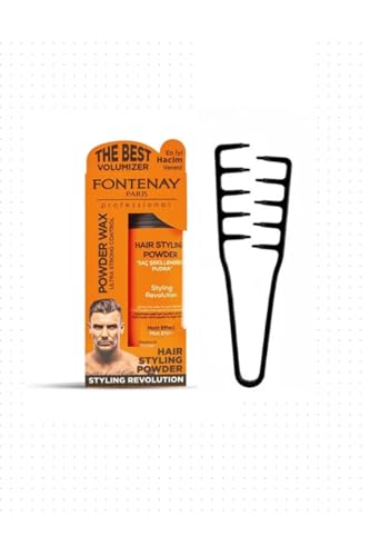 Ultra Strong Saç Şekillendirici Pudra Toz Wax 20 g ve Mucizevi Saç Tarağı 2'li Set