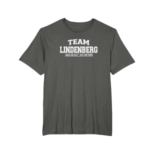 Team Lindenberg | stolze Familie - Nachname T-Shirt