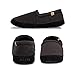 Acorn mens Moc slippers, Black, 10.5-11.5 US