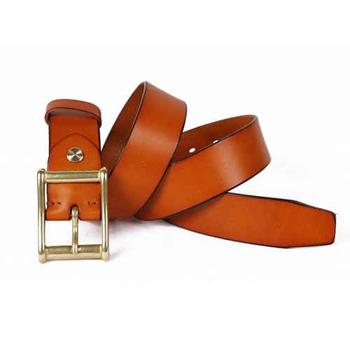 Ceinture décontractée en cuir véritable pour en finir avec l'usure