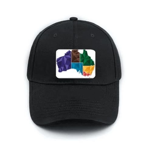 Casquette de baseball classique Australie finitions premium et sangle noire