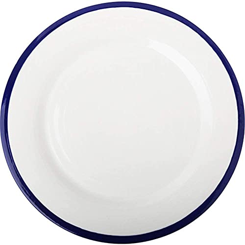 ERoomQ Pasta Bowls Creative Ceramic Tableware Blue Side Home Dish Dish 10 Inch Pasta Dish Salad Bowls,