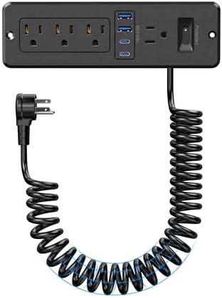 Furniture Drawer Outlet Kit, 65W USB C Recessed Power Strip with ...