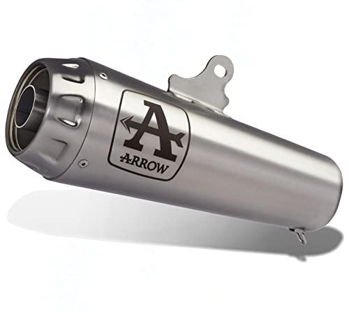 Silenciador Arrow con conector Pro-Race que mejora sonido y potencia de BMW R Nine T