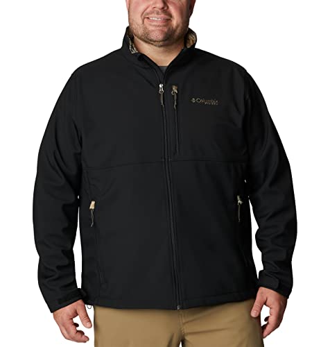 Columbia Men's Phg Ascender Softshell Jacket, Black/Rt Edge, Large #TOP5