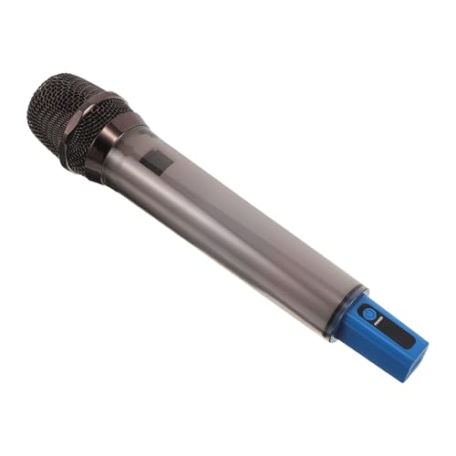 GARIOUANS Microfono Wireless Dinamico Portatile per Karaoke Microfono Palmare con Connettività per Smartphone e Audio Cristallino e Controllo Tasto per Canto Casa e Live Streaming all Aperto