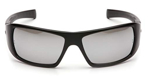 Pyramex Silver Mirror Safety Glasses, Wraparound