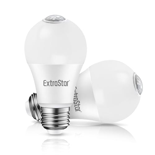 EXTRASTAR Ampoule Détecteur de Mouvement, Ampoule LED E27 Capteur PIR，12W, 1160 Lumens,...