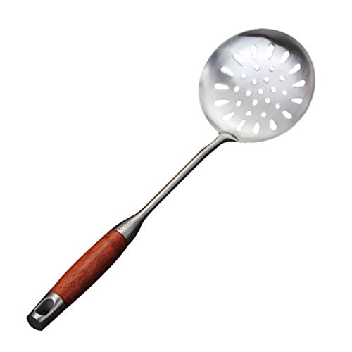 Escumadeira De Cozinha Colher De Utensílio De Aranha Filtro De Aço Manchador Colher De Filtro Concha