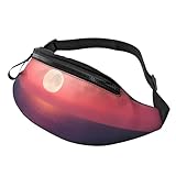 Matériau en polyester : fabriqué à partir de polyester, ce sac banane à imprimé hippie Bright Moon at Sea est résistant à l'usure et durable, assurant qu'il peut résister aux rigueurs de l'utilisation quotidienne et des activités de plein air.
