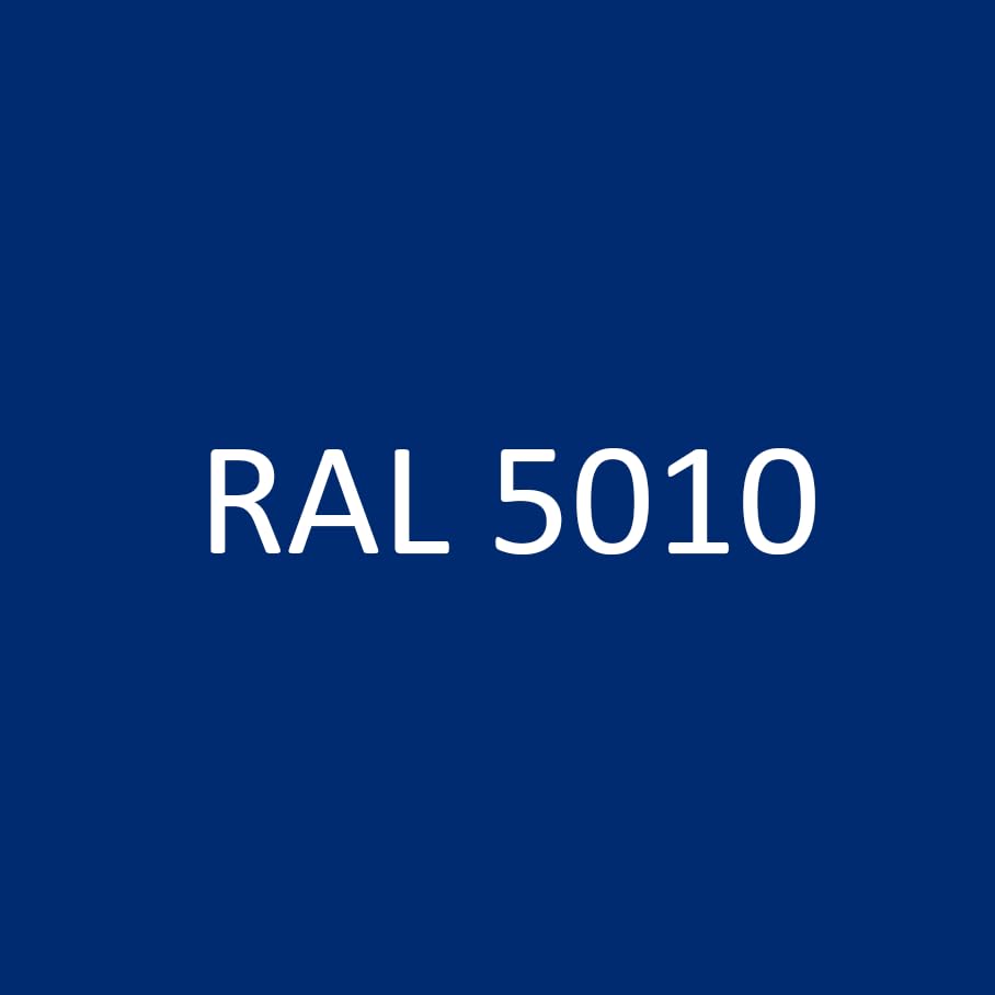 Peinture en poudre d'excellence bleu gentiane RAL 5010 finition brillant intense
