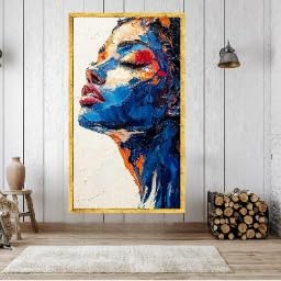 Portraits abstraits de femmes pour donner de la couleur à un mur vide