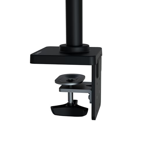Ergotron – LX Pro Standard Base with 2-Piece Desk Clamp Conversion Kit – Add-on for LX Pro Wall Monitor Arms, Matte Black