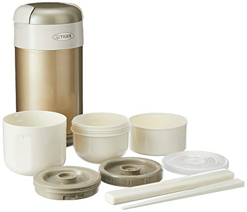 Tiger LWR-A092 Thermal Lunch Box, Champagne Gold