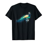 Cadeau pour amoureux des animaux de paon, dessin animé, couleur graphique T-Shirt