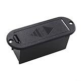 cambio por bateria acustica Compartimento de batería para reemplazo de graves: esta caja de soporte para batería está diseñada específicamente para aplicaciones de recogida de guitarra y bajo. Proporciona un compartimento seguro y conveniente para una batería de 9 V, fuente de alimentación confiable.