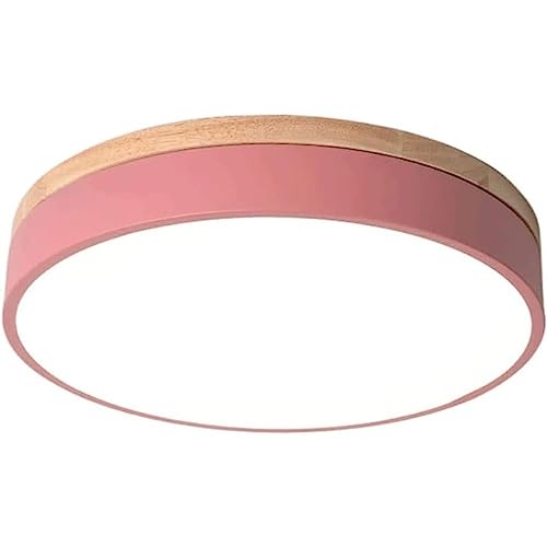 Plafonnier LED de salon moderne rose dimmable pour illuminer votre chambre à coucher