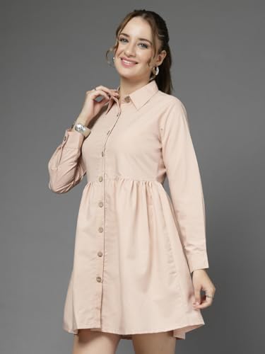 Robe chemise pour femme Style Quotient fluide pour sublimer la silhouette sans effort