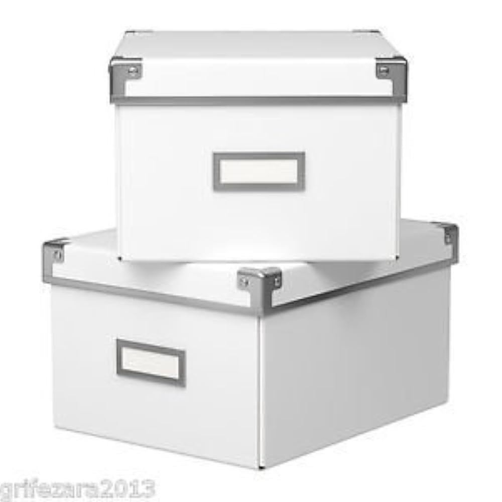 Amazon.co.jp: IKEA KASSETTストレージボックスwith Lidボックス