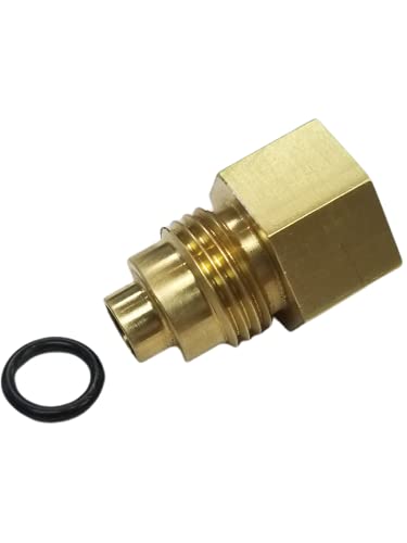 Z Whip LS Swap Power Steering Line Adapter Fitting Brass LS Pump To 3/8” Flare Older Style Lines M16-1.5 to 5/8-18 Compatible with Camaro GTO Silverado LS1 LSX LS3 Vortec 5.3L 4.8L 5.7L 6.0L LQ4