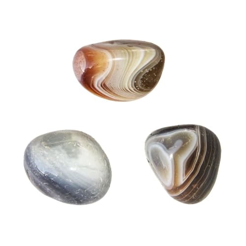 Agate du Botswana pierres roulées anti-stress 500g de minéraux