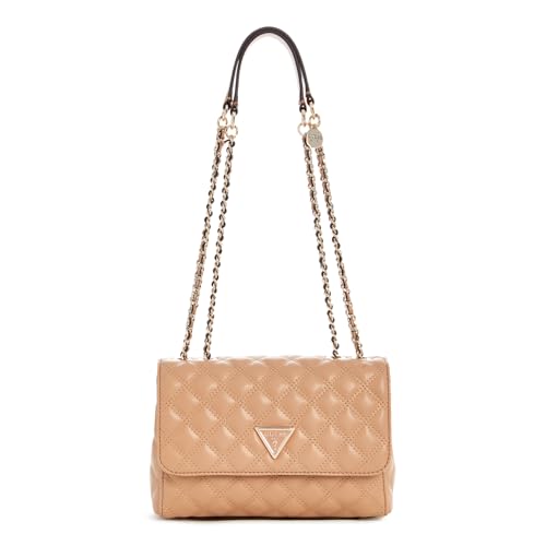 Bolso GUESS Giully beige: tu compañero convertible ideal para el día y la noche