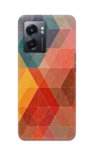 Image of Printed Hard Back Cover Case for Realme Narzo 50 5G Back Cover (Crumpled Design) -1111