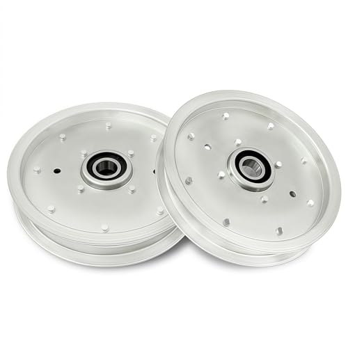 Poulies de renvoi AUC10172 double roulement fluide pour John Deere Z525E