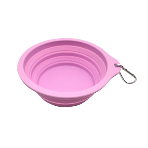 犬用 トラベル ボウル | ペット 折りたたみ フードフィーダー | ポータブル 犬用 フィーディング ウォータリング ボウル キャンピングカー ビーチ ボート ハイキング 車 キャンプ アウトドア ウォーキング用