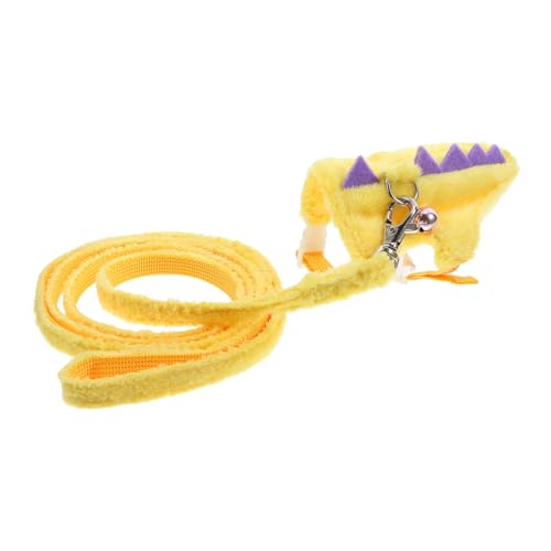 HAPINARY Multi-use Pet Harness Leash Dinosaur Design for Chinchilla Ferret Guinea Pig Squirrel Easy to Clean