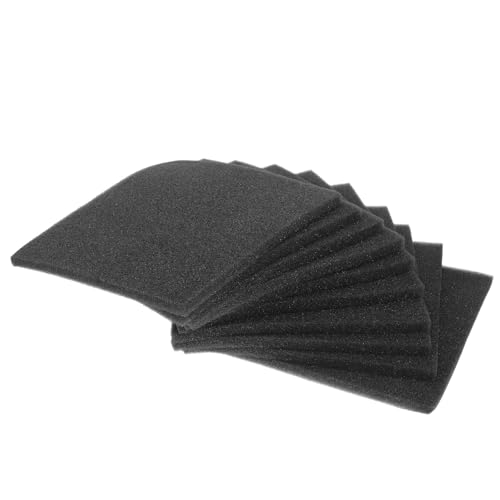 Zerodeko 10pcs Vibration Isolator Pads for Audio and Booster Pump Shock Base Sponge Noise Dampening Mat with Space Saving and Noise Isolation Features, Suitable for Generators and Home