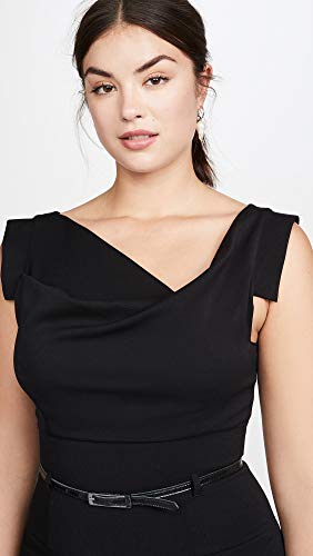 Black Halo Women's Jackie O Belted Dress, Black, 8 #TOP5