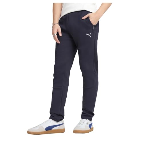 PUMA Mens Evostripe Pants Dk Op Casual Moisture Wicking - Blue