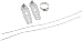 LG Electronics 5001DD4001A 6026050 Dishwasher Mounting Brackets with Screws